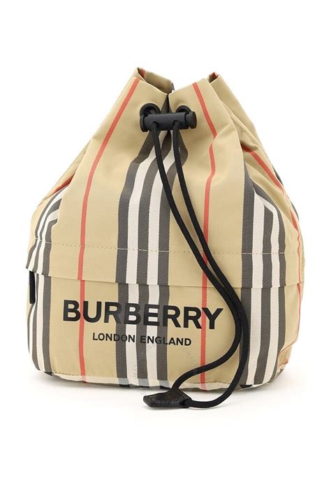 burberry 8026737|Burberry Archive Beige Phoebe Icon Stripe Drawcord Pouch .